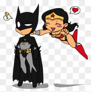 A Estranha Conversa Com Um Amigo E A Missão Repentina - Batman And Wonder Woman Anime - Transparent PNG Free Download