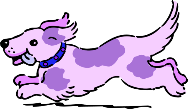 Dog Running Happy Cartoon Vector Clip Art - Animals Move Fast Clipart - Transparent PNG Free Download