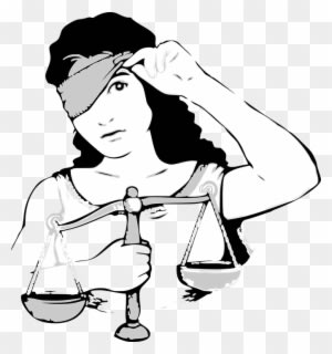 Blindfolded Injustice Justice Lady - Nature Law Of Cure - Transparent PNG Free Download