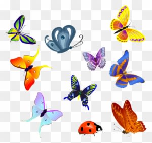 Insects 6 - Butterfly Orange Flame Bag, Adult Unisex, Natural - Transparent PNG Free Download