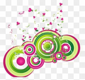 Vector Floral Background Png Free Photo Editing Effects - Abstract Circles Beach Bag, Adult Unisex, Natural - Transparent PNG Free Download