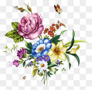 Album - Wild Bouquet Flowers Tote Bag, Natural - Transparent PNG Free Download