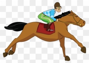 Galloping - Horse - Clipart - Mad Hatter On Horseback Tote Bag, Adult Unisex, Natural - Transparent PNG Free Download