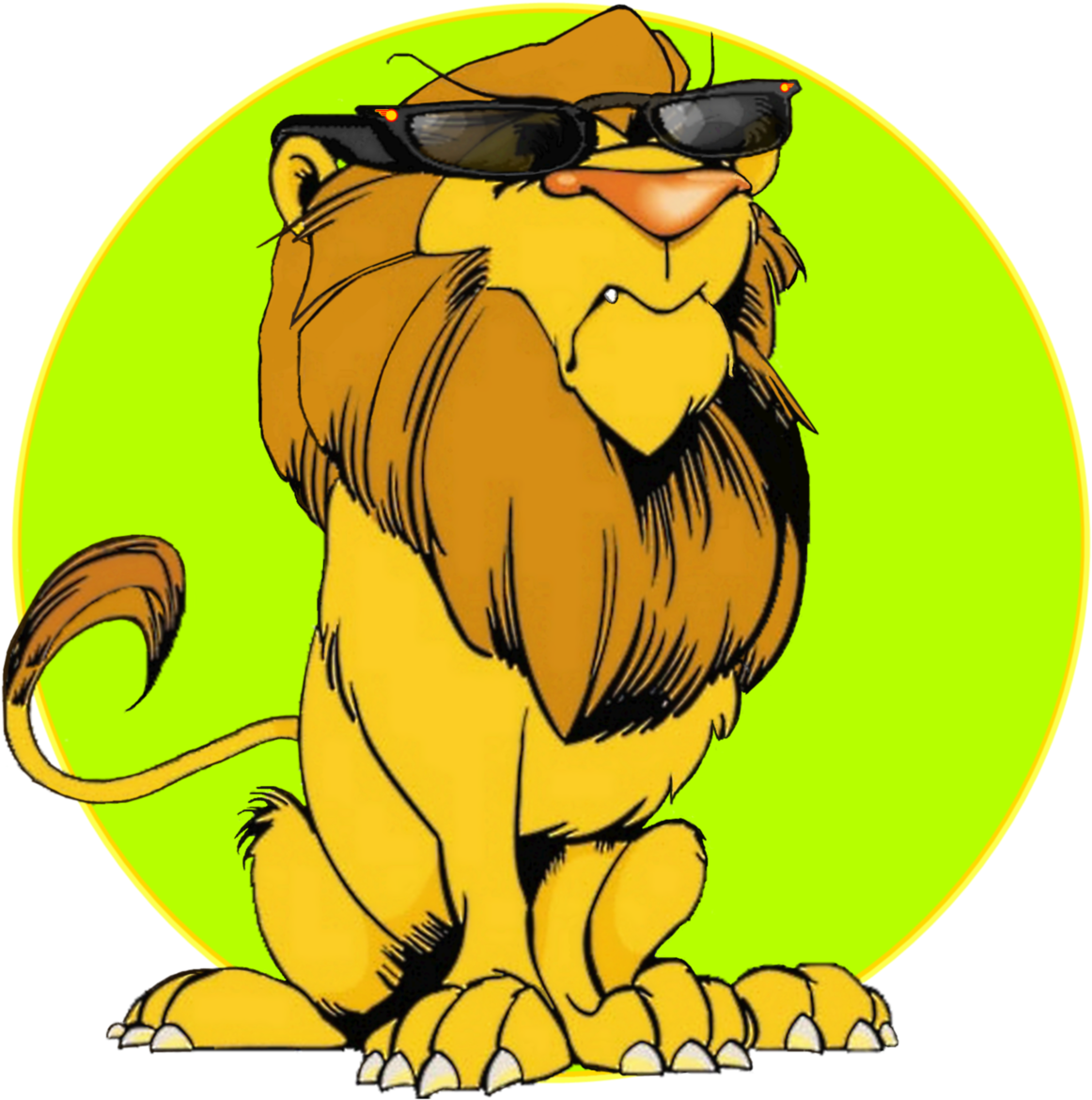 Painting, Cm ©2012 By Eddie Davis - Lion Cartoon Nature - Transparent PNG Free Download