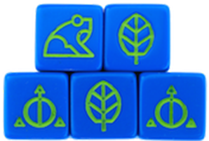 Ashes: Rise Of The Phoenixborn - Blue Natural Dice - Transparent PNG Free Download