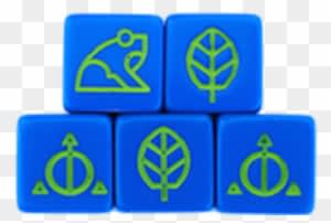 Ashes: Rise Of The Phoenixborn - Blue Natural Dice - Transparent PNG Free Download