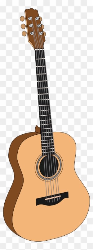 Free Guitar Clipart Image - Faith Saturn Dreadnought Acoustic Guitar, Hi Gloss - Transparent PNG Free Download