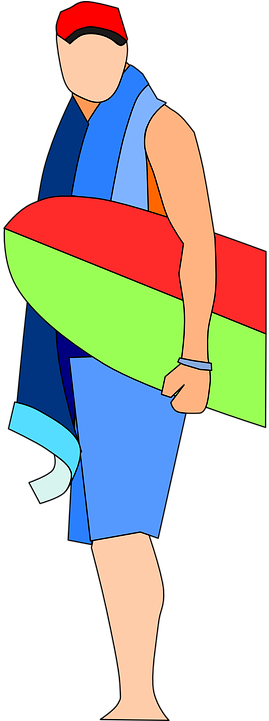 Cartoon Surfboard 4, Buy Clip Art - Strap Tote Bag B22, Adult Unisex, Natural - Transparent PNG Free Download