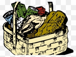 Food Basket Cliparts - Food Basket Tote Bag, Adult Unisex, Natural - Transparent PNG Free Download