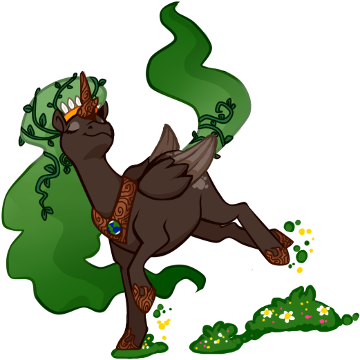 Princess Gaia By Arafel - Mlp Mother Nature - Transparent PNG Free Download
