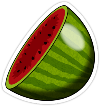 Cartoon Watermelon Half Bag, Adult Unisex, Natural - Transparent PNG Free Download