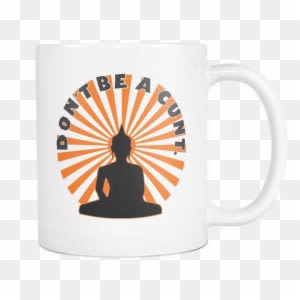 ~says Buddha White 11oz - Namaste Buddha Yoga Tote, Adult Unisex, Natural - Transparent PNG Free Download