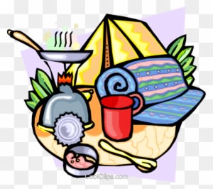 Camping Equipment Royalty Free Vector Clip Art Illustration - Carrie Murray Nature Center - Transparent PNG Free Download