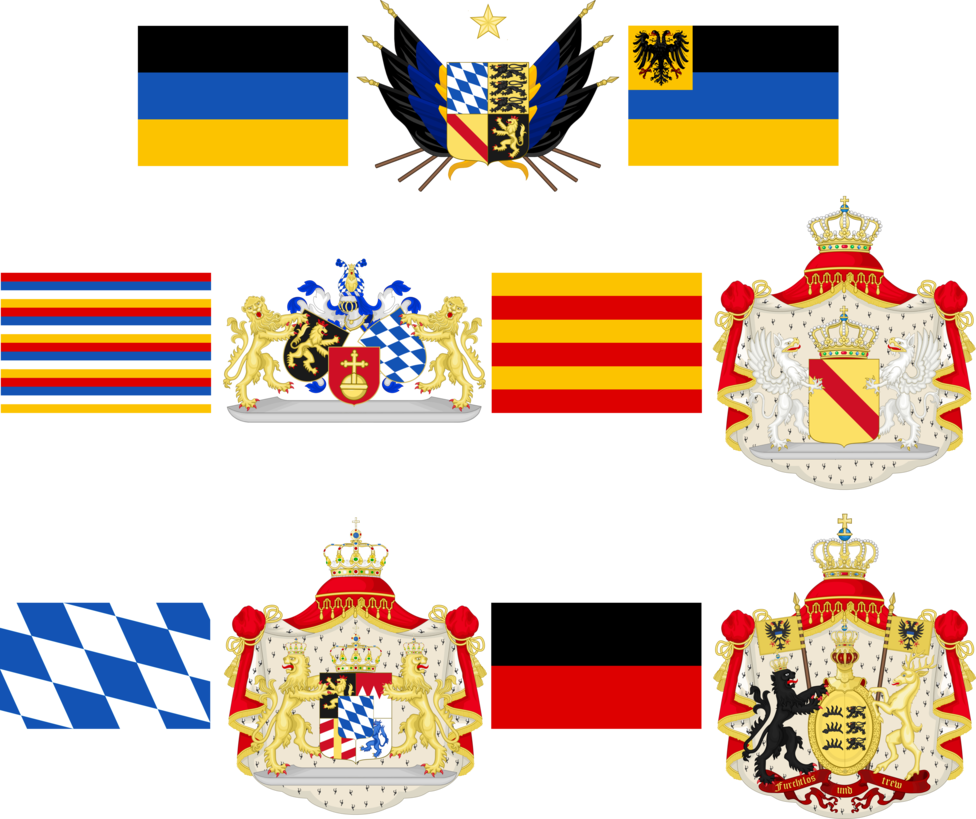 South German Confederation By Tiltschmaster - Bavaria Flag Bavarian Flag Gift Tote Bag, Natural - Transparent PNG Free Download