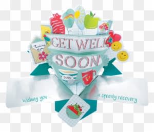 Get Well Soon Pop-up Greeting Card - Second Nature Pop Ups Get Well Soon Pop Up Card - Transparent PNG Free Download