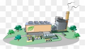 Factory, Electric Factory, Waste, Recycling, Recyclable - Natural Gas - Transparent PNG Free Download
