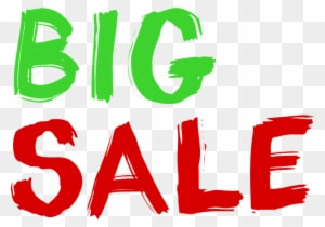 Garage Sale Picture 22, Buy Clip Art - Big Sale Large Tote Bag, Natural, Large - Transparent PNG Free Download