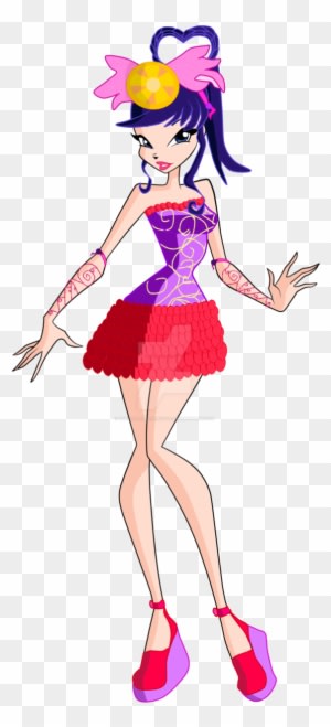 Musa's Alfea Natural Park Party Outfit By Stellalopezwinxfor - Winx The Alfea Natural Park - Transparent PNG Free Download