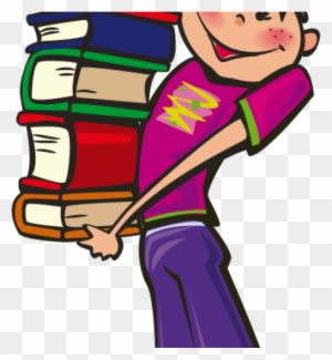 School Books Clipart - Cartoon & Books Tote Bag, Adult Unisex, Natural - Transparent PNG Free Download