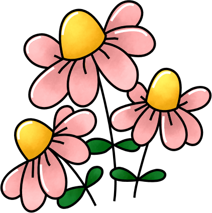 Find This Pin And More On Cutepics By Jijen - Pink And Yellow Flowers Tote Bag, Adult Unisex, Natural - Transparent PNG Free Download