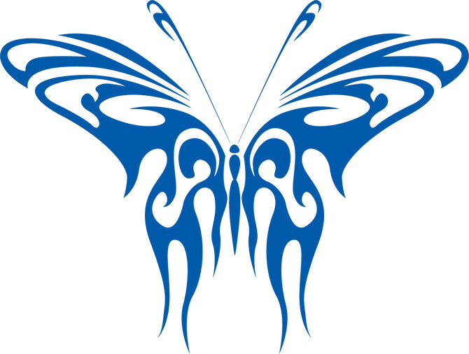 Clipart Butterfly - Abstract Butterfly Large Tote Bag, Natural, Large - Transparent PNG Free Download