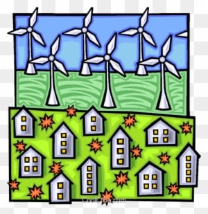 Electricity Generated By Windmills Royalty Free Vector - Natural Resource - Transparent PNG Free Download