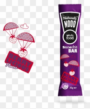 Cocoa & Orange Tango Berry Licious Flavour - Naturally Nood Bar Berry Licious 4pk - Transparent PNG Free Download