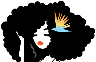 Morning Dew Hair Products - Afro Natural Hair Silhouette - Transparent PNG Free Download