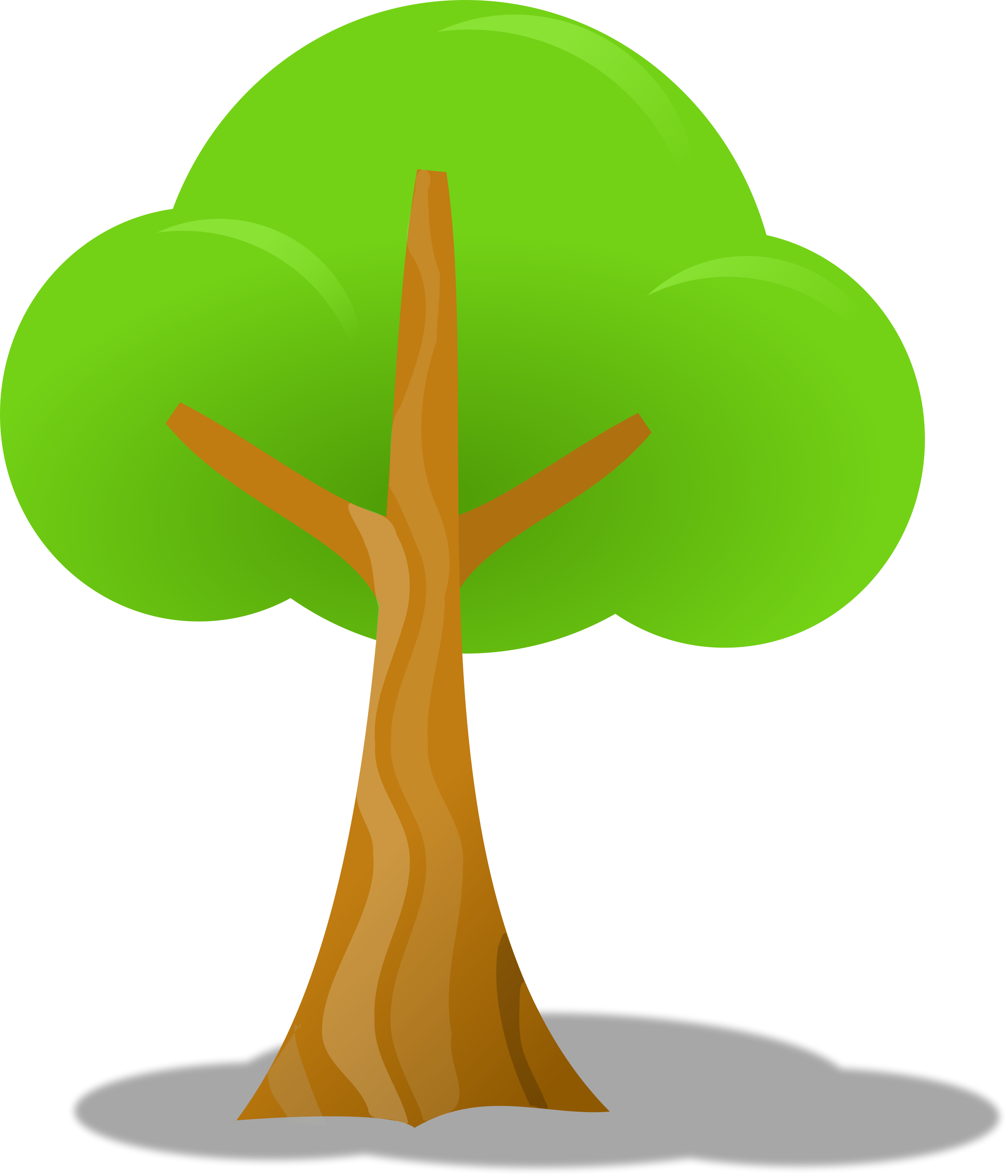 Nature Clipart Simple Tree - Tree Clip Art - Transparent PNG Free Download