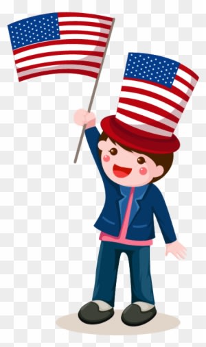 Geography And Nature - Usa Flag Kids - Transparent PNG Free Download