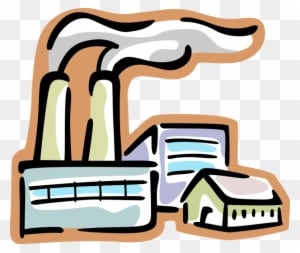 Ideal Natural Resources Clipart Factory With Smokestack - Smoke Stack Clip Art Transparent - Transparent PNG Free Download
