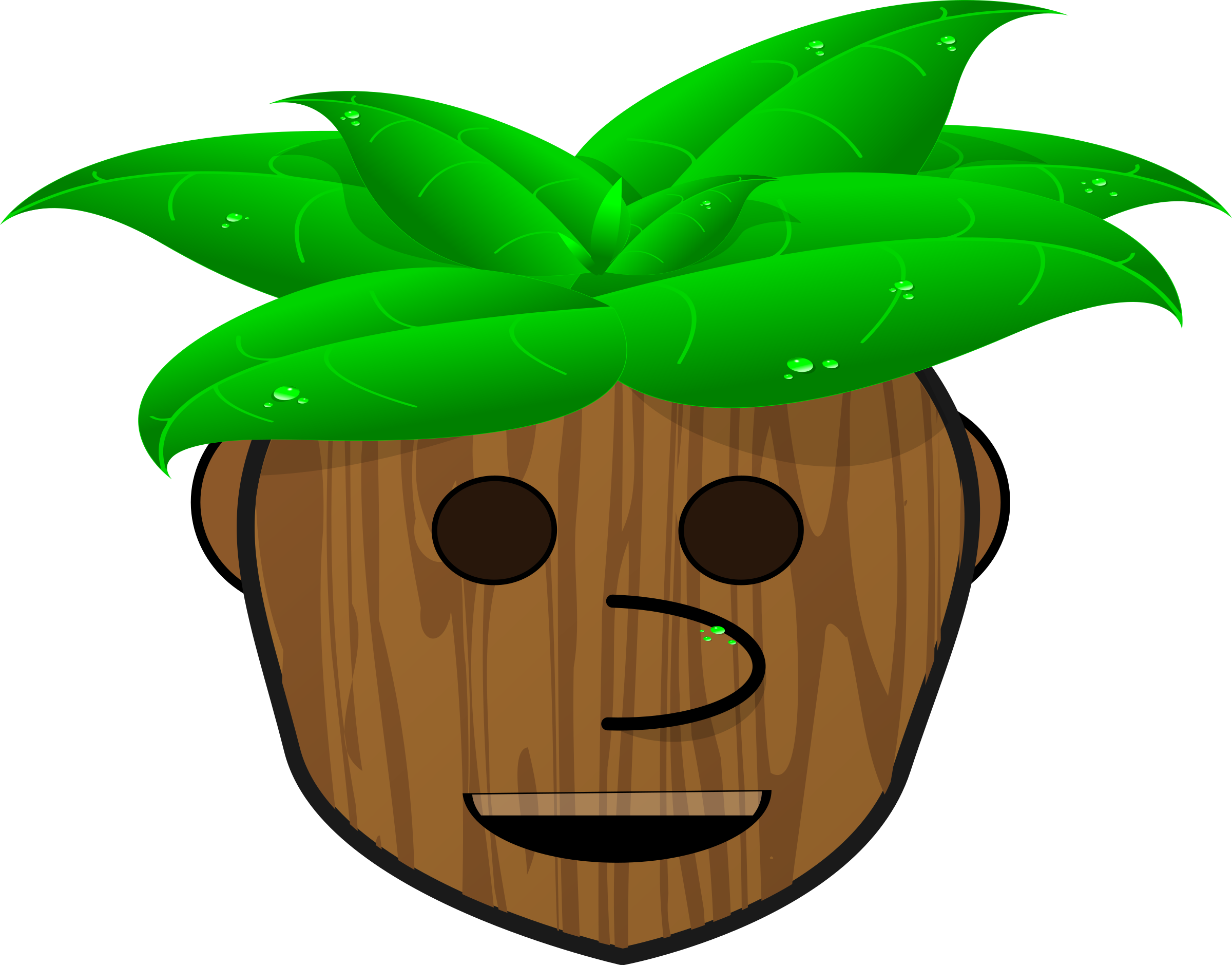 Wood Face Cartoon Clip-art Clip Art Head Nature - Wooden Face Clipart - Transparent PNG Free Download