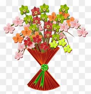 Bouquet Clip Art Flor Flora Flower Nature Plant - Clip Art Free Mother's Day Bouquet - Transparent PNG Free Download