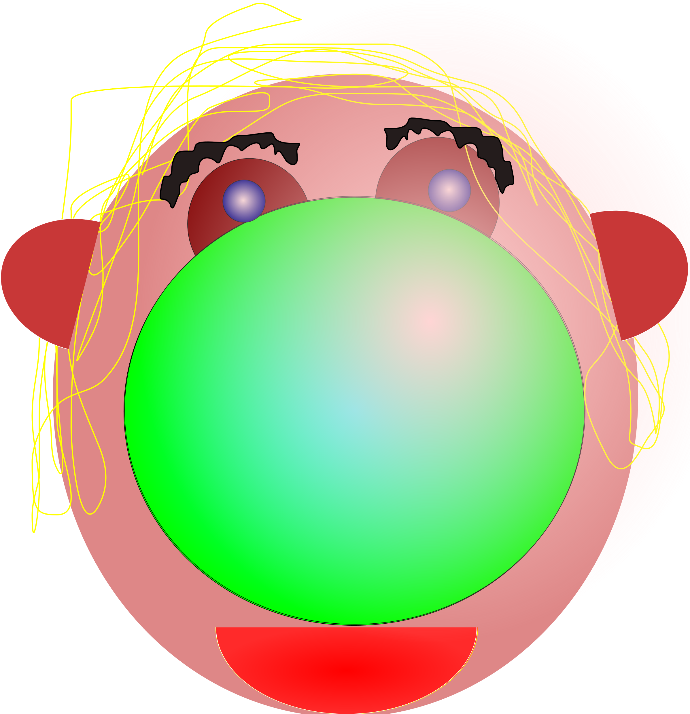 Natural Clown Svg Vector File, Vector Clip Art Svg - Clip Art - Transparent PNG Free Download