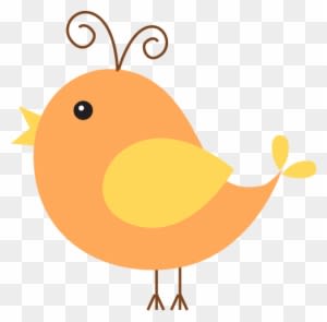 Orange Bird Clipart - Orange Bird Clipart - Transparent PNG Free Download