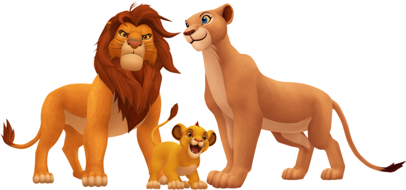 El Equipo De Animación Estuvo Una Temporada En África - Simba Nala And Kopa - Transparent PNG Free Download