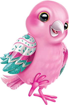 Clipart » Nature » Pink Bird - Little Live Pets Bird Cartoon - Transparent PNG Free Download