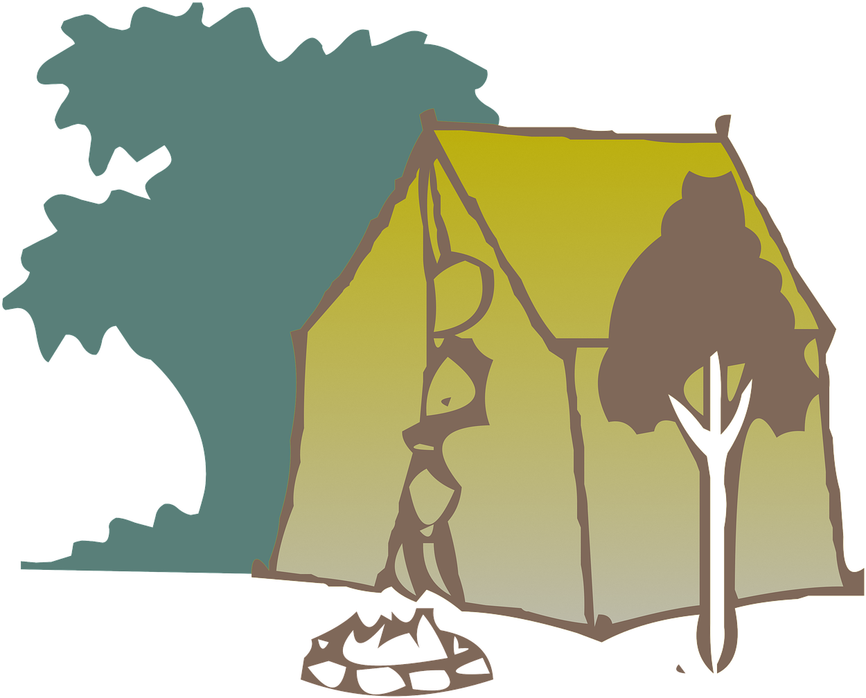 Camping Tent Camp Nature Png Image - Las Aventuras De Huckleberry Finn [book] - Transparent PNG Free Download