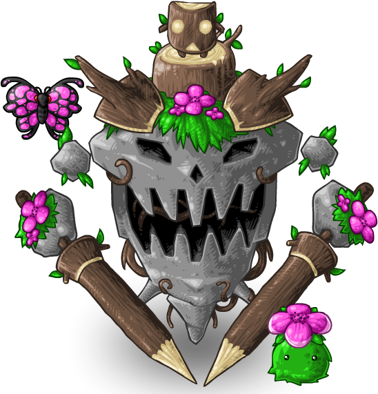 Nature Golem By Kupogames - Cartoon - Transparent PNG Free Download