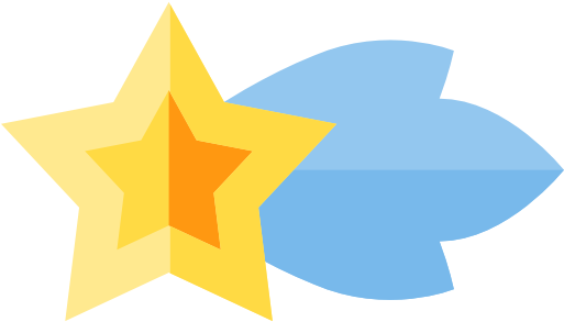 Shooting Star, Weather, Nature, Universe, Astronomy, - Shooting Star Illustration Png - Transparent PNG Free Download