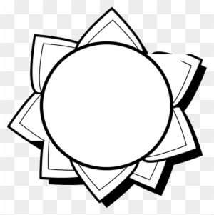 Star, Solar, Cartoon, Line Art, Nature, Flower - Morning Greetings In Chinese - Transparent PNG Free Download