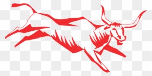 Bull Animal Horns Jumping Nature Domestic - Red Bull - Transparent PNG Free Download