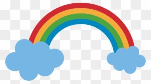 Rainbow Clouds Color Nature Png Image - Arco Iris Desenho Png - Transparent PNG Free Download