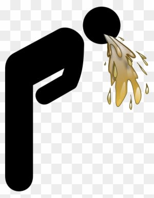 Vomiting Natural Treatment - Stick Figure Throwing Up - Transparent PNG Free Download