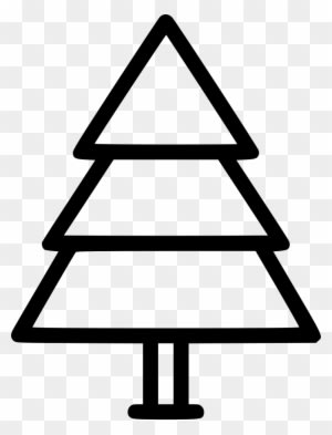 Tree Winter Nature Plant Park Comments - Colored Christmas Tree Template - Transparent PNG Free Download