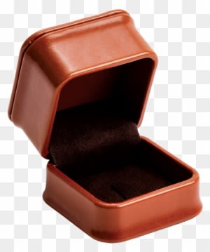 Natural Jewelry Packaging Maverick Cognac Ring Box - Jewellery - Transparent PNG Free Download