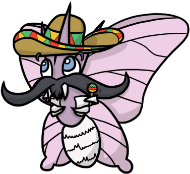 Venomoth @ Leftovers Trait - Cartoon - Transparent PNG Free Download