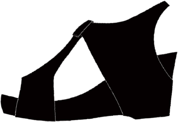 Wedge Sandal - Wedge Sandal - Transparent PNG Free Download