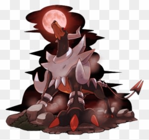 Flash Fire~solar Power Nature - Mega Houndoom - Transparent PNG Free Download