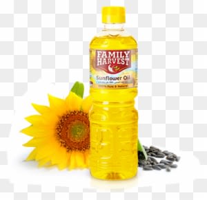 Family Harvest™ 100% Pure & Natural Refined Sunflower - Sunflower Oil - Transparent PNG Free Download
